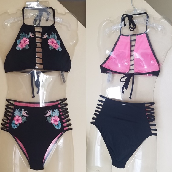 Sold--VS Pink strappy top & bikini set - Picture 3 of 5